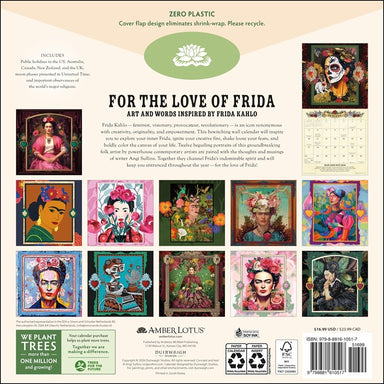 For the Love of Frida 2027 Wall Calendar