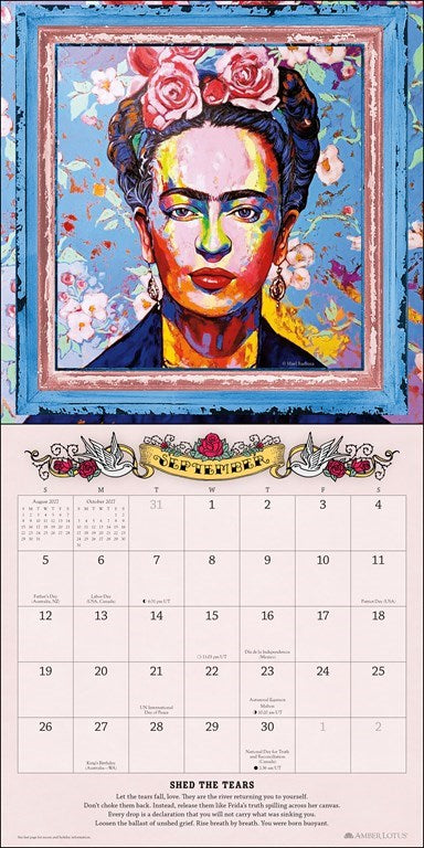 For the Love of Frida 2027 Wall Calendar