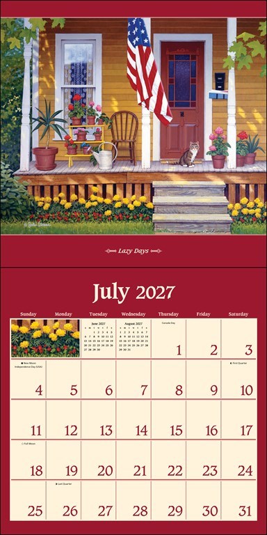 John Sloane’s Country Seasons Special Collection 2027 Wall Calendar