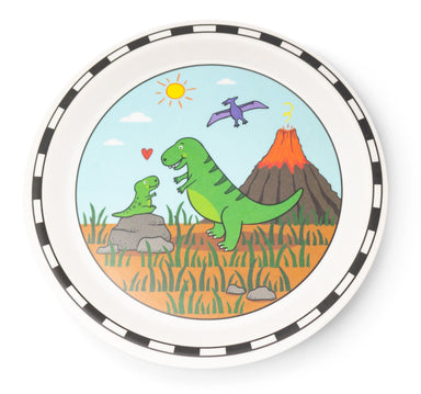 Jack Rabbit Bamboo Dish Set Dinosaur
