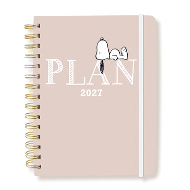 Peanuts Plan 2027 Spiral-Bound Engagement Calendar