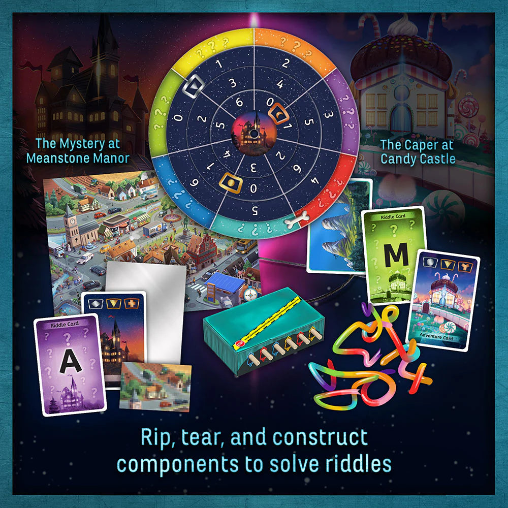 EXIT: The Game Family - 2 Escape Adventures - Mystery at Meanstone Manor & Caper at Candy Castle