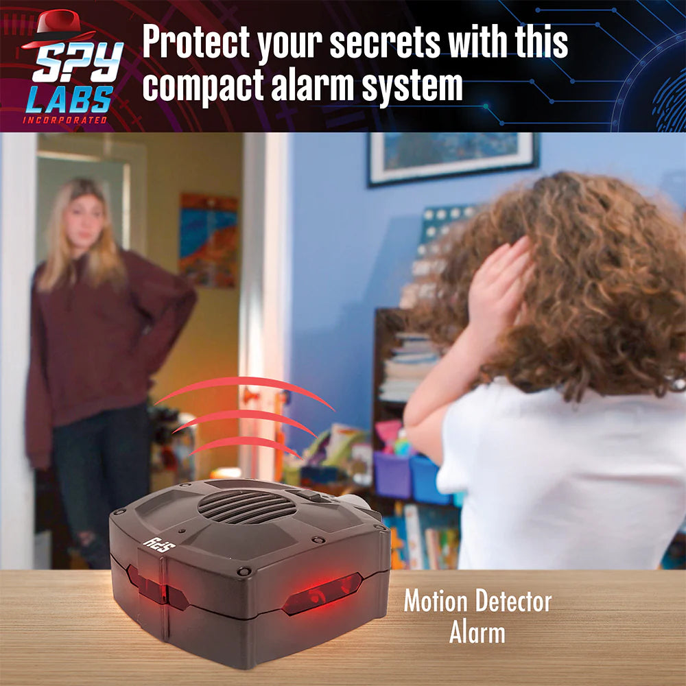 Spy Labs Master of Surveillance - Night Vision Goggles & Motion Detector Alarm
