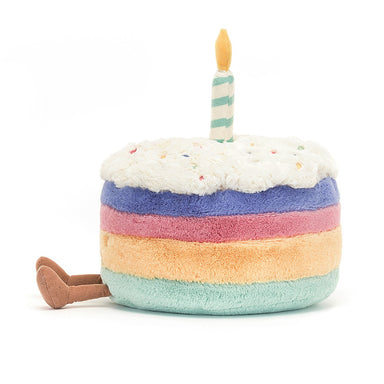 Jellycat Amuseable Rainbow Birthday Cake - Large    