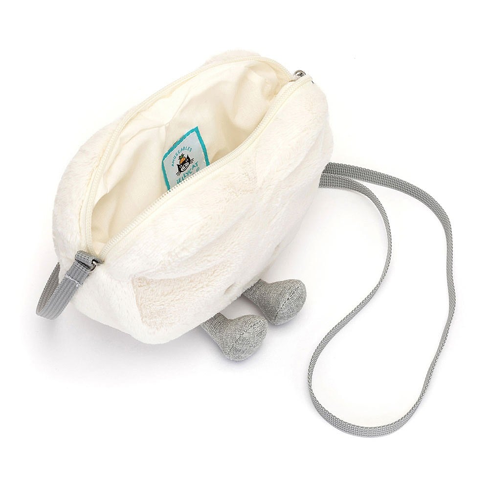 Jellycat Amuseable Cream Heart Bag    