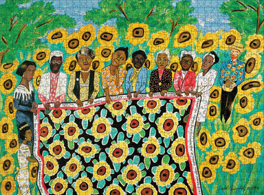 POM Faith Ringgold: Sunflower Quilting Bee at Arles 1000 Piece Jigsaw Puzzle