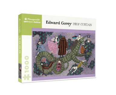 Edward Gorey Drop Curtain 1000 Piece Puzzle    