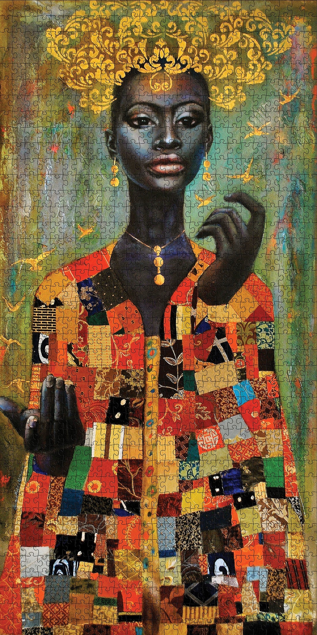 Tamara Madden Her Coat of Many Colors 1000 Piece Puzzle