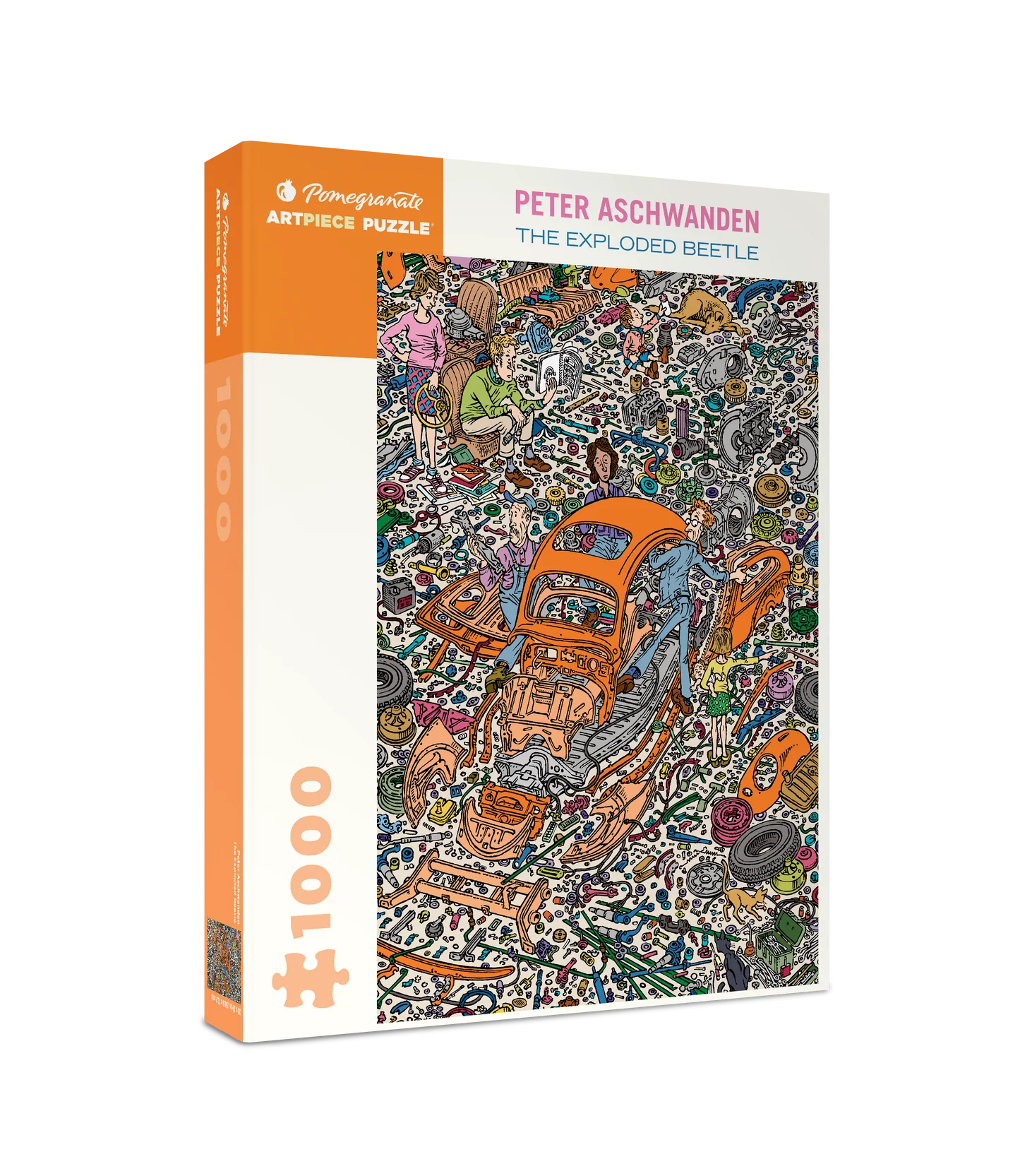 Peter Aschwanden: The Exploded Beetle 1000 Piece Puzzle