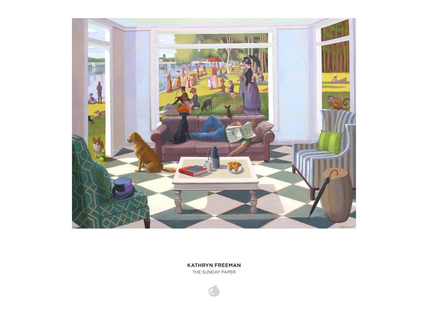 Kathryn Freeman: The Sunday Paper 1000 Piece Puzzle