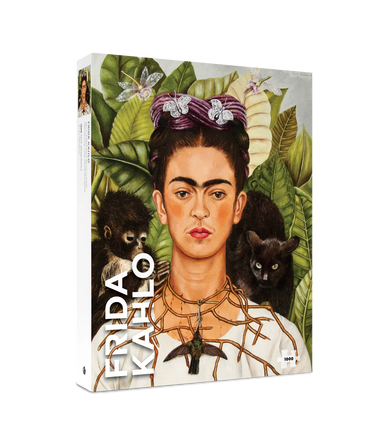 POM Frida Kahlo: Self-Portrait with Thorn Necklace and Hummingbird 1000 Piece Jigsaw Puzzle