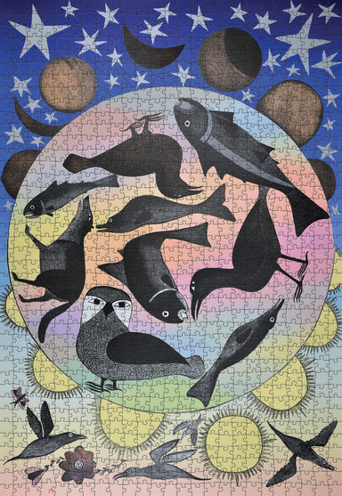 POM Kenojuak Ashevak: Siilavut, Nunavut 1000 Piece Jigsaw Puzzle