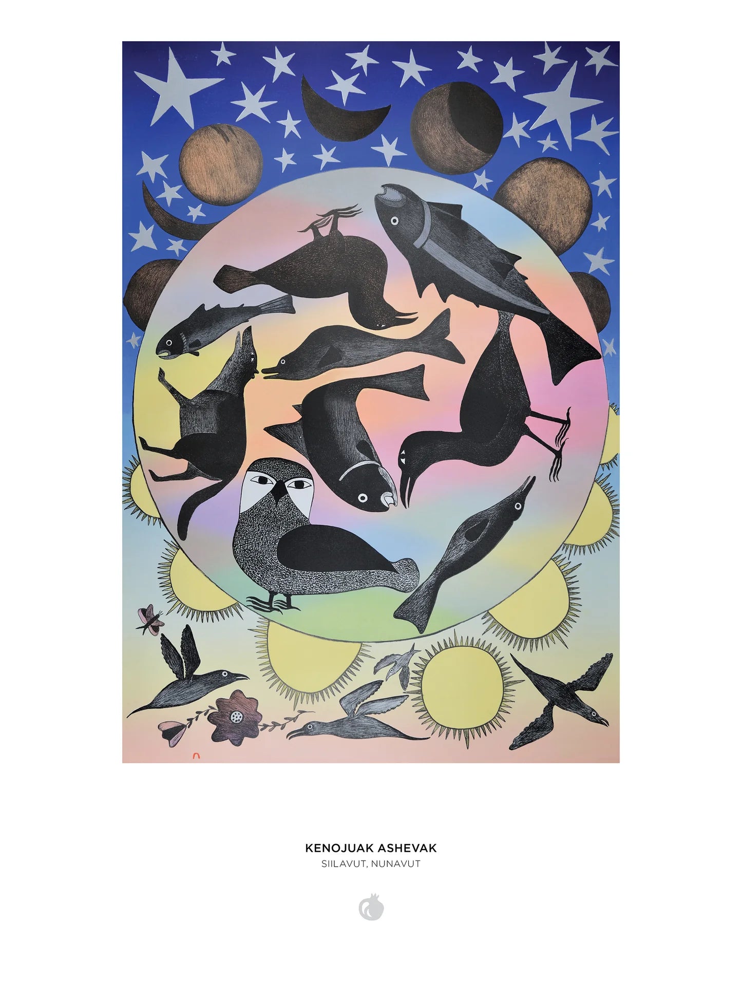 Kenojuak Ashevak Siilavut, Nunavut 1000 Piece Jigsaw Puzzle