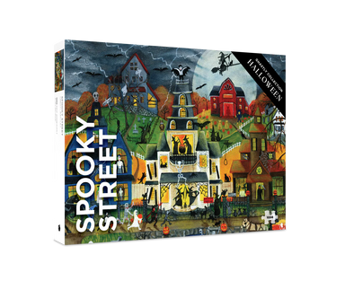 POM Cheryl Bartley: Spooky Street 1000 Piece Jigsaw Puzzle