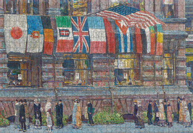 Childe Hassam Allied Flags 1000 Piece Jigsaw Puzzle