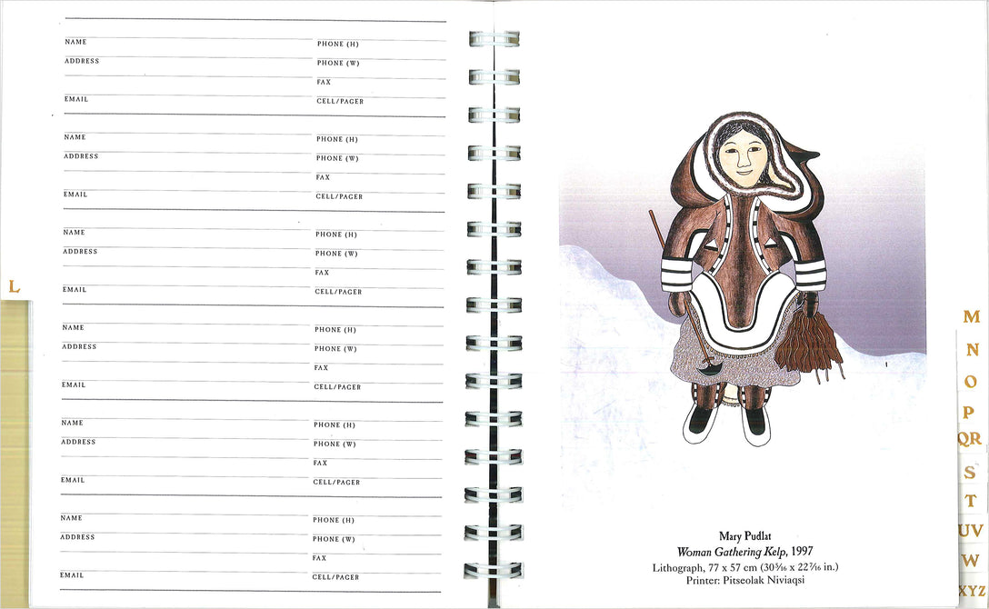 Inuit Art Cape Dorset Address Book    