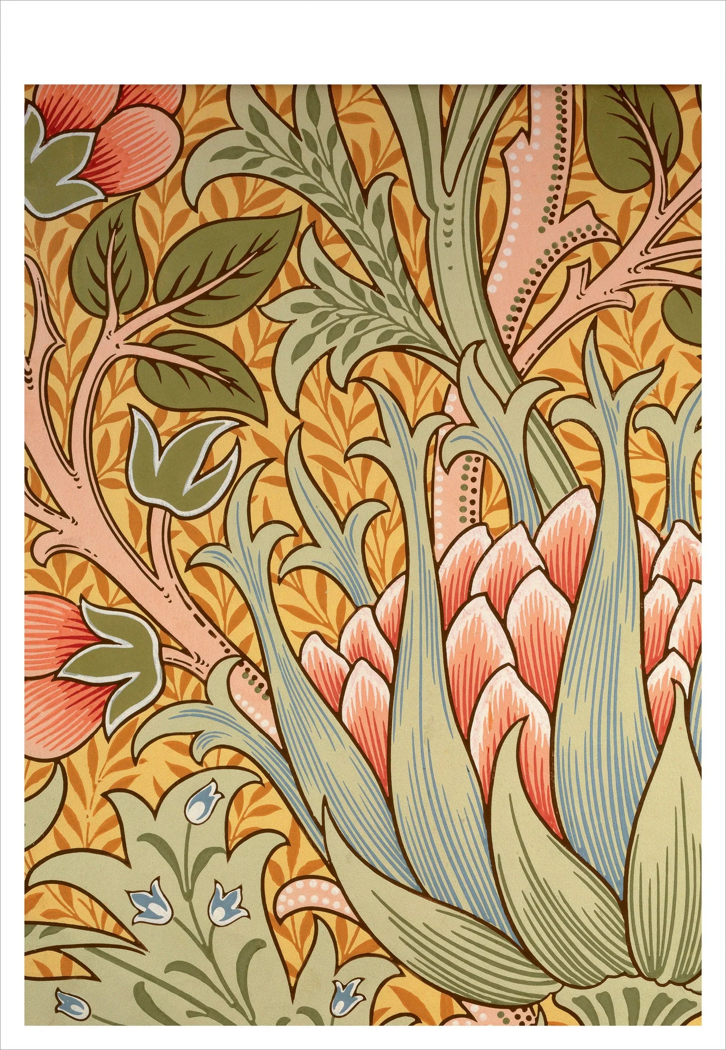William Morris Arts & Crafts Designs Book of Postcards