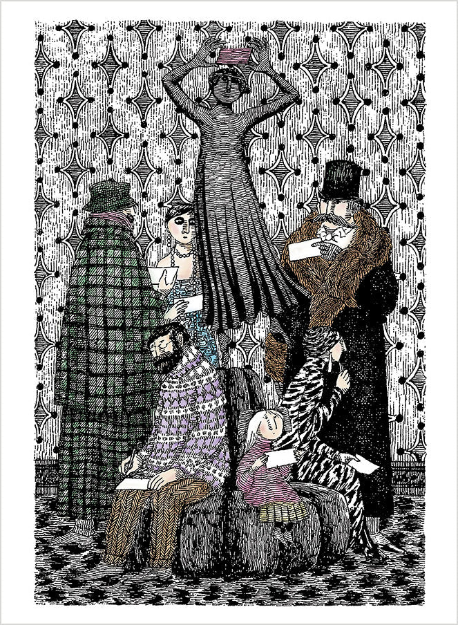 Mysterious Messages, Cryptic Cards, Coded Conundrums, Anonymous Notes Edward Gorey - Book of Postcards    