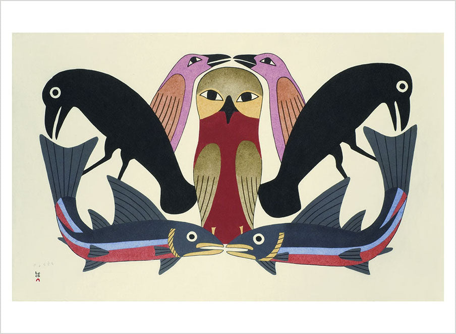 Life On The Land Inuit Art From Kinngait - Book of Postcards    