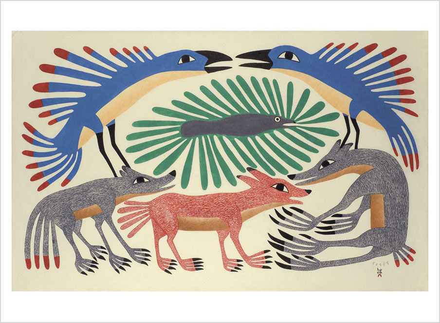 Life On The Land Inuit Art From Kinngait - Book of Postcards    