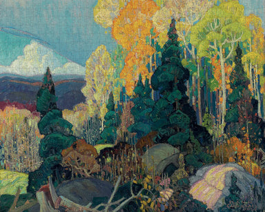 POM Franklin Carmichael: Autumn Hillside 1000 Piece Jigsaw Puzzle