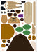 Charley Harper's Sticky Critters, Volume 2 Animals in Americas National Parks Sticker Kit