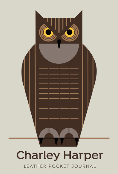 Charley Harper Leather Pocket Journal    