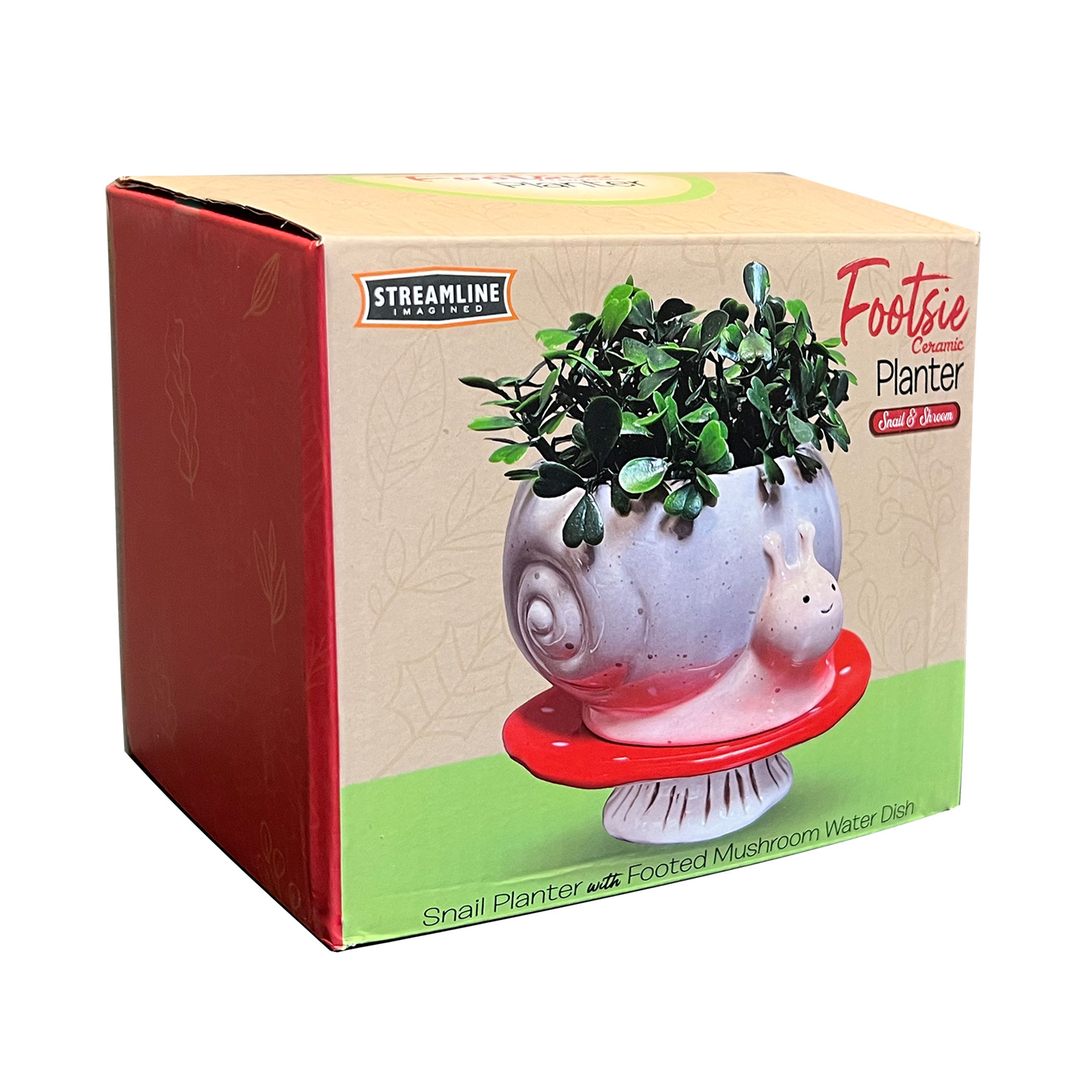 STRM Snail and Mushroom Planter