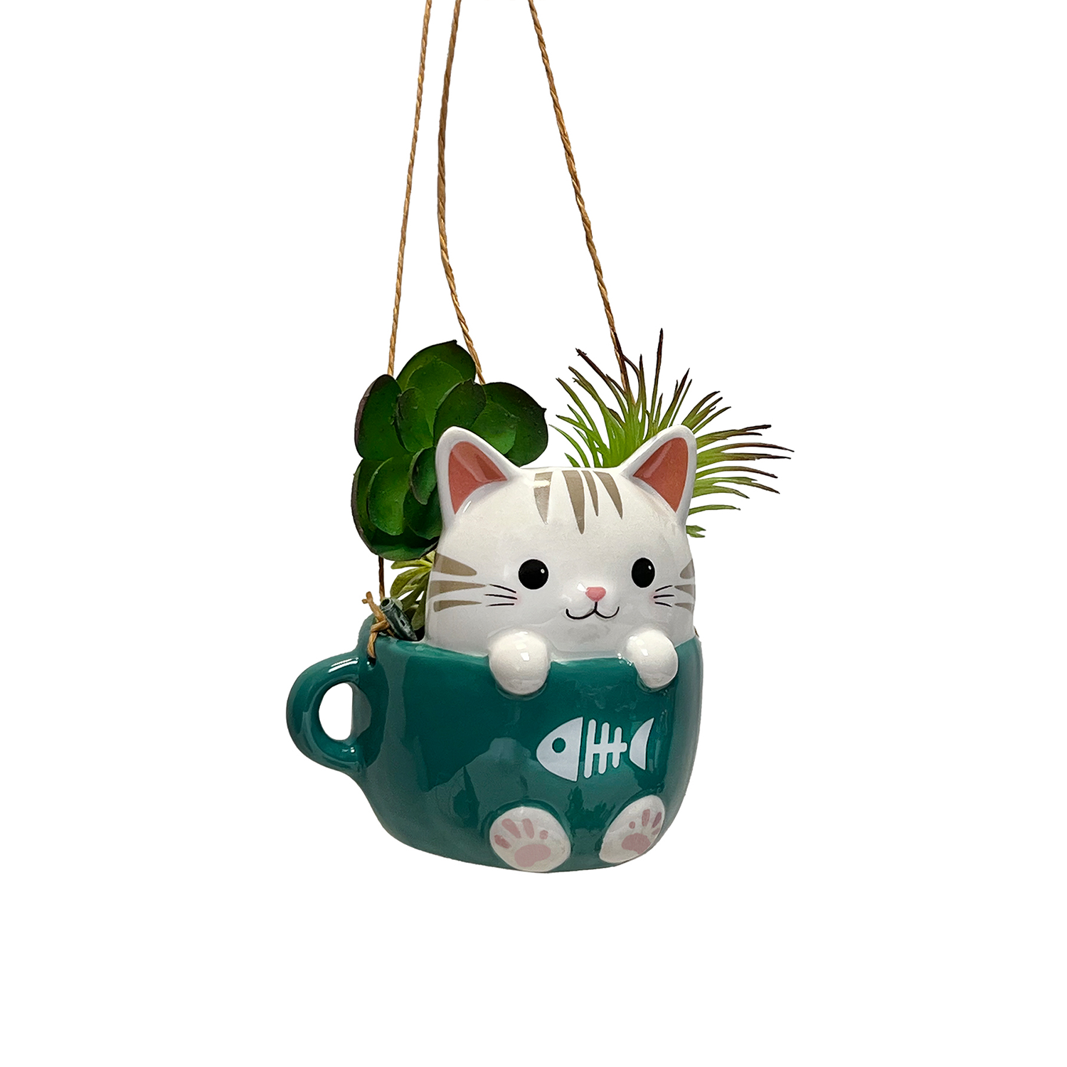 STRM Mini Haning Planter Cups - Cats (Single) - Random Color