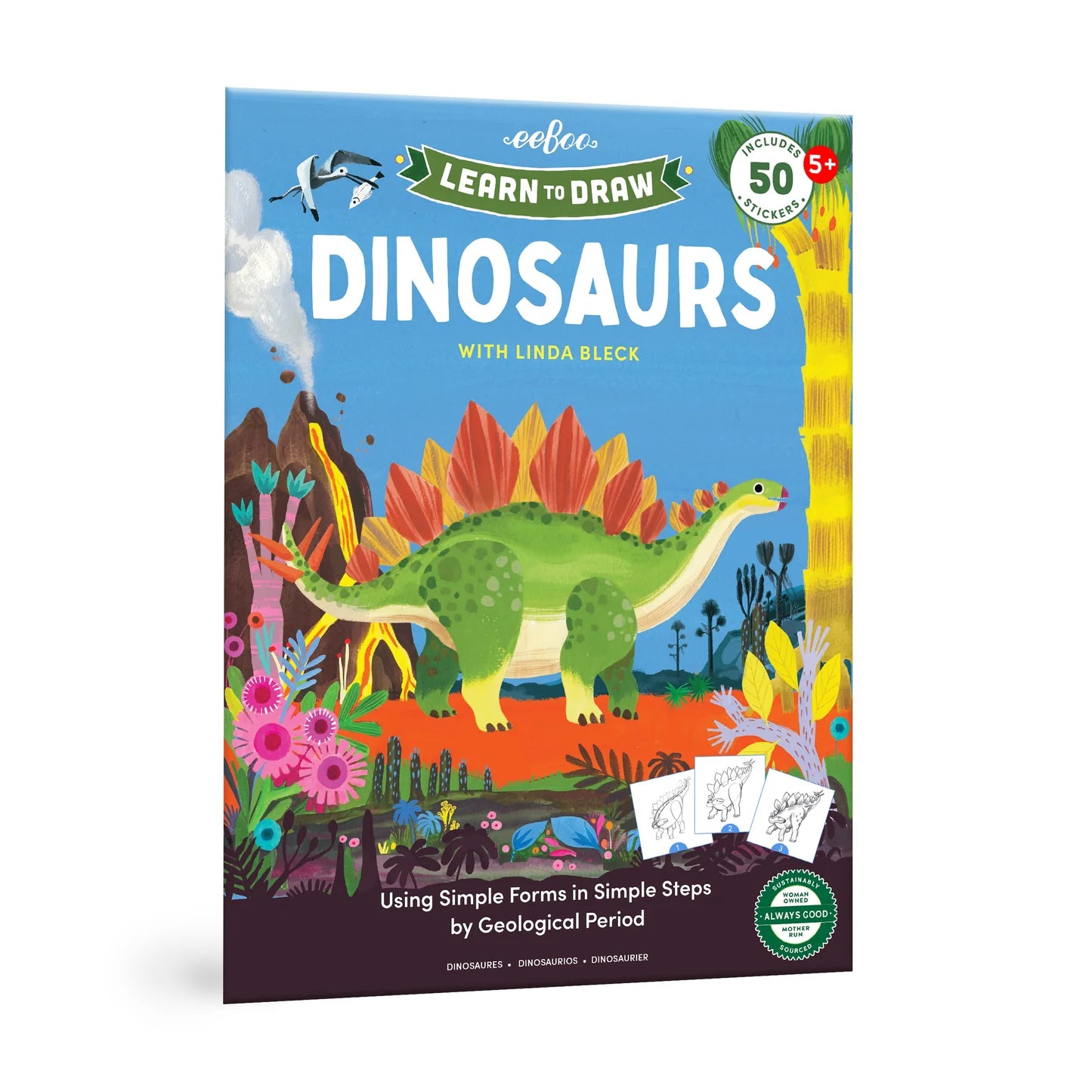 eeBoo Learn To Draw Dinosaurs