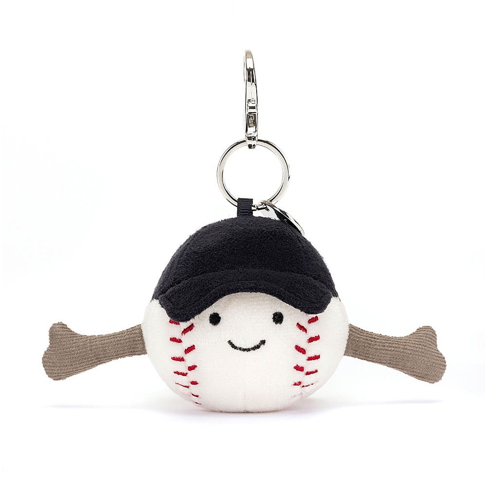 Jellycat Amuseable Sports Baseball Bag Charm    