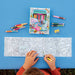 Under The Sea Double Sided Colored Pencils and Mini Mural To Color