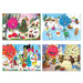 Advent Calendar - (Single) Various Designs - Skating Dogs, Dancing Bears, Christmas in the Woods, or Parade
