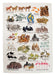 Animal Groupings Dish Towel