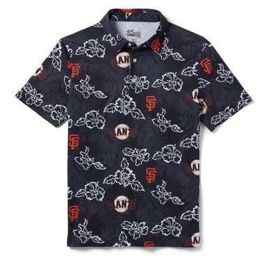 Reyn Spooner SF Giants Pua Performance Polo Black M  805766106870