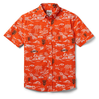Reyn Spooner SF Giants Kekai Performance Button Front Camp Shirt    