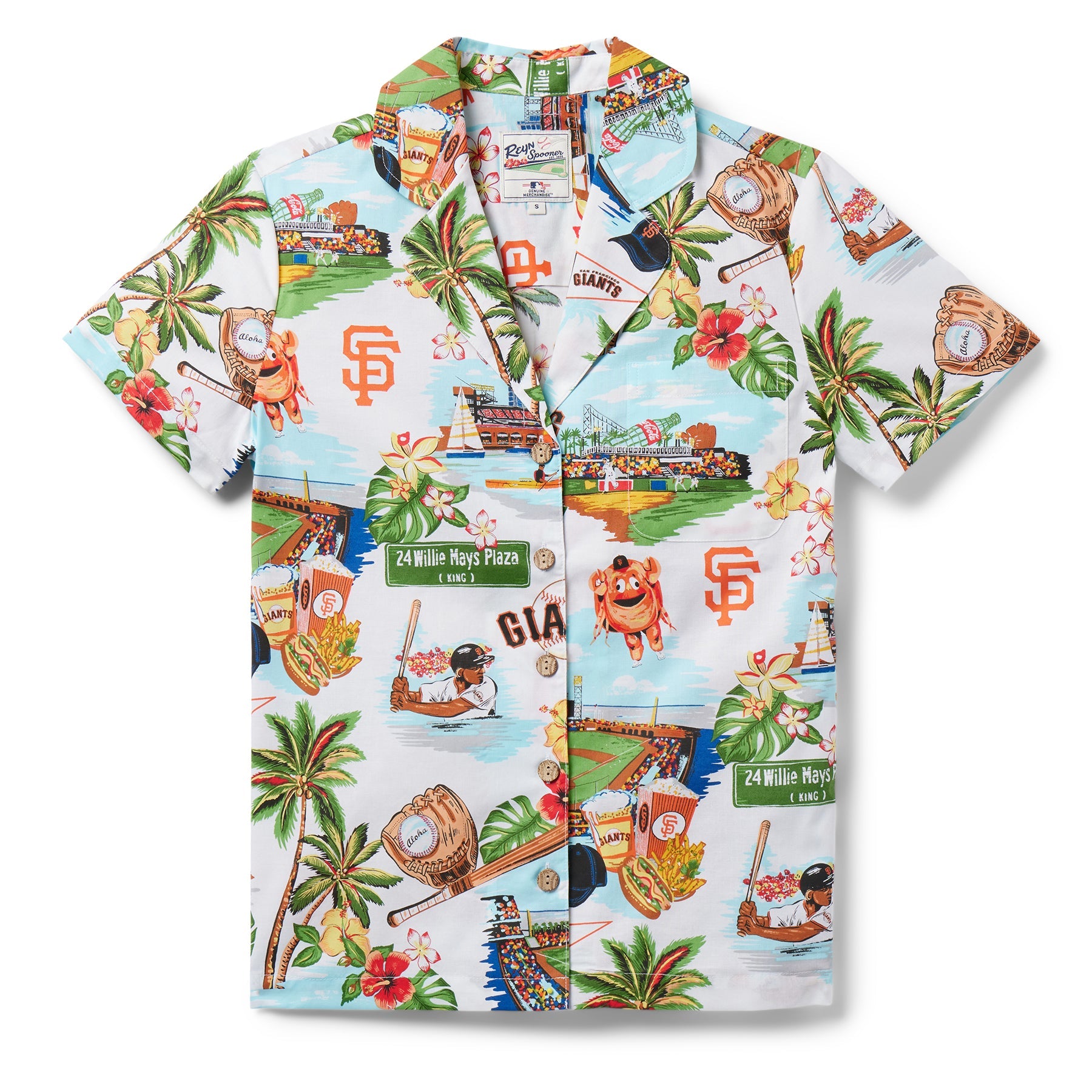 Reyn Spooner SF Giants Women's Button Front Camp Shirt    