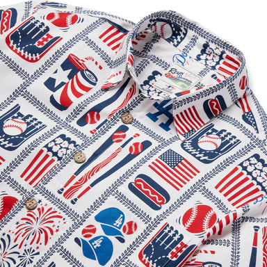 Reyn Spooner LA Dodgers Americana Camp Shirt    