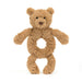 Jellycat Bartholomew Bear Ring Rattle    