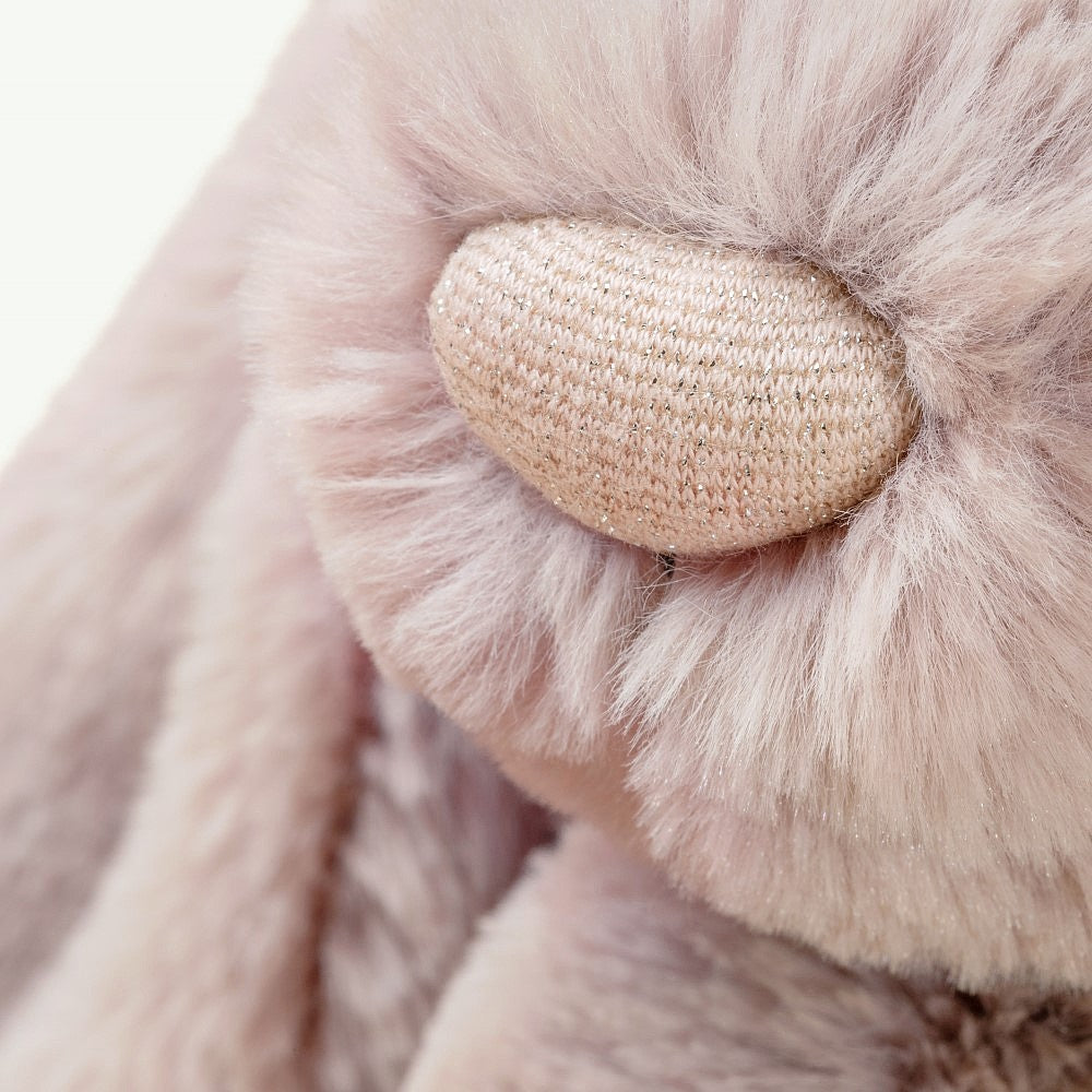 Jellycat Bashful Luxe Bunny Rosa - Medium    