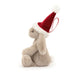 Jellycat Bashful Christmas Bunny Decoration    