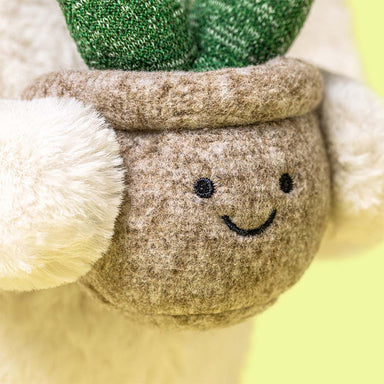 Jellycat Bashful Cream Bunny With Plant