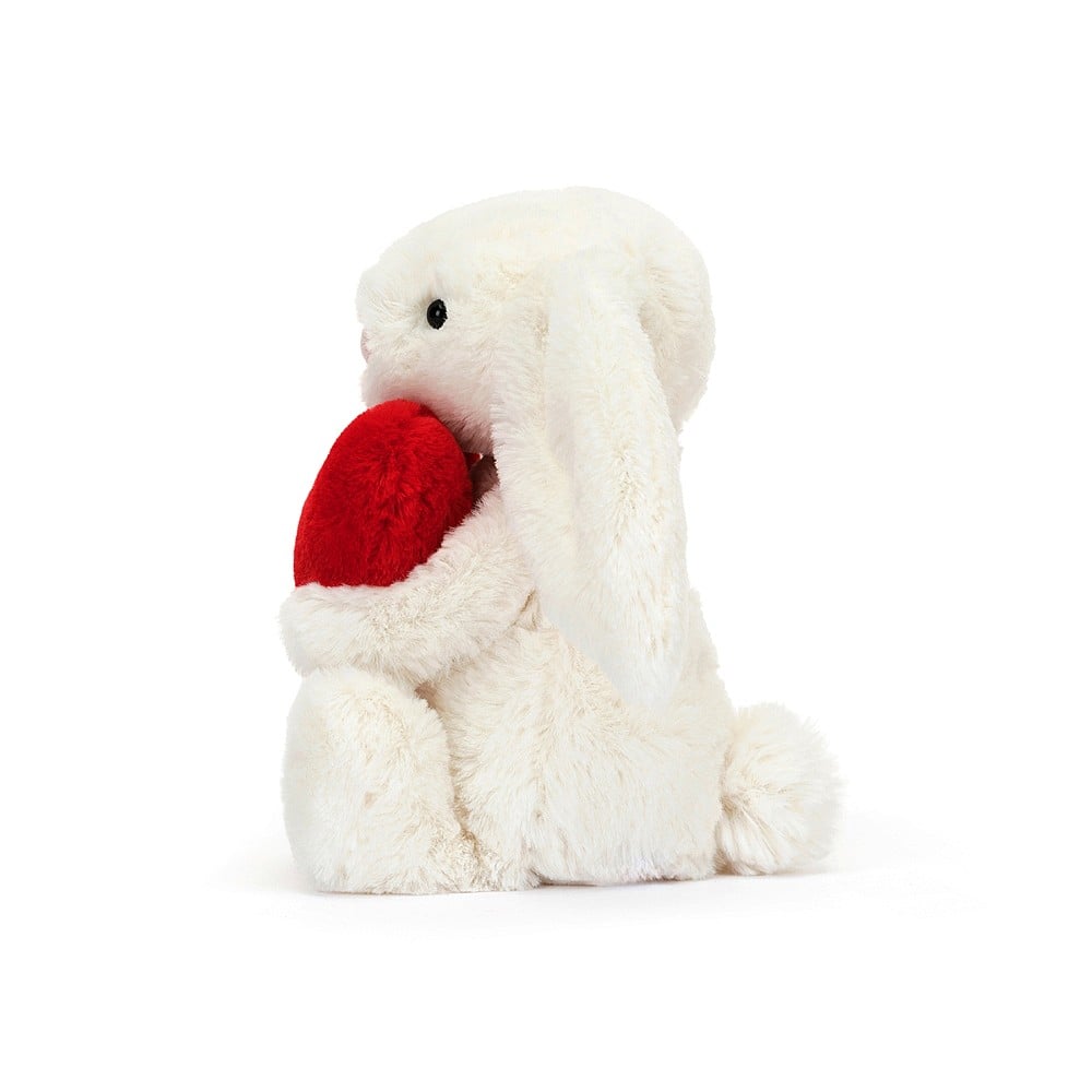 Jellycat Bashful Red Love Heart Bunny - Small    