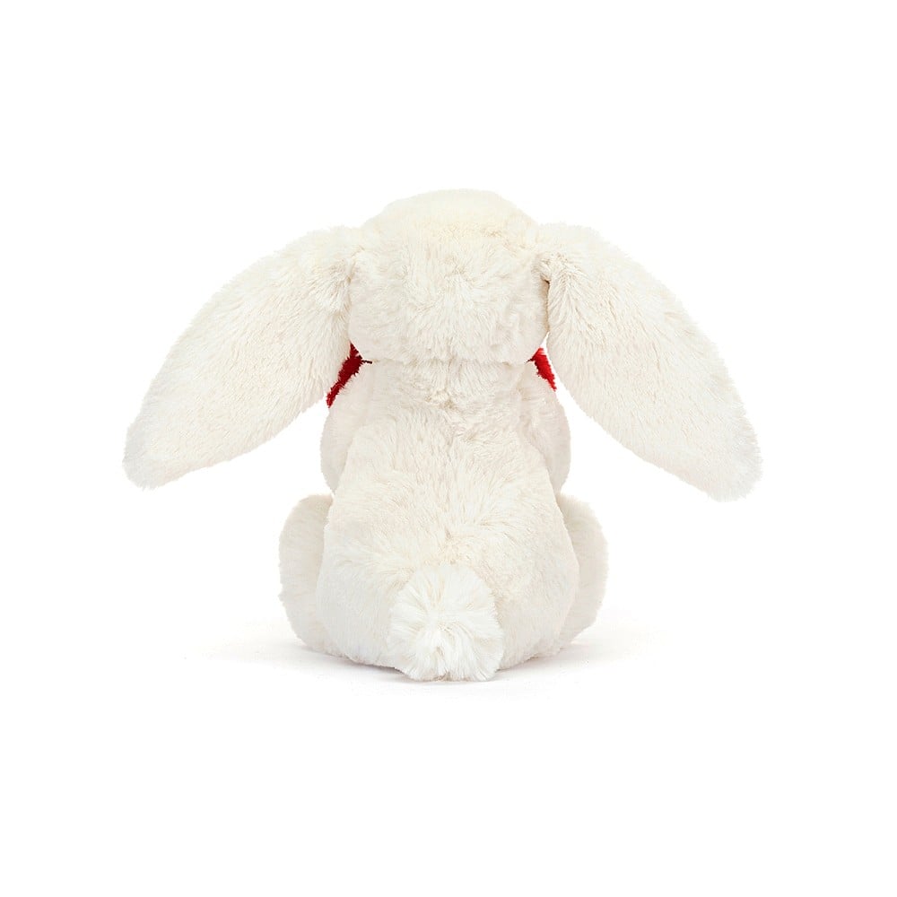 Jellycat Bashful Red Love Heart Bunny - Small    