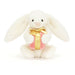 Jellycat Bashful Bunny With Present    