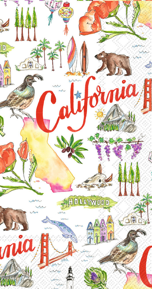 State Collection California Hostess Napkins    