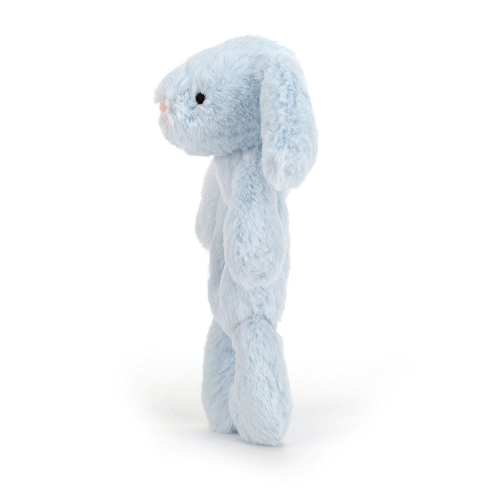 Jellycat Bashful Baby Blue Bunny Ring Rattle