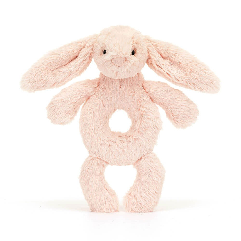Jellycat Bashful Blush Bunny Ring Rattle    