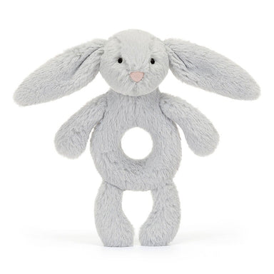 Jellycat Bashful Silver Bunny Ring Rattle    