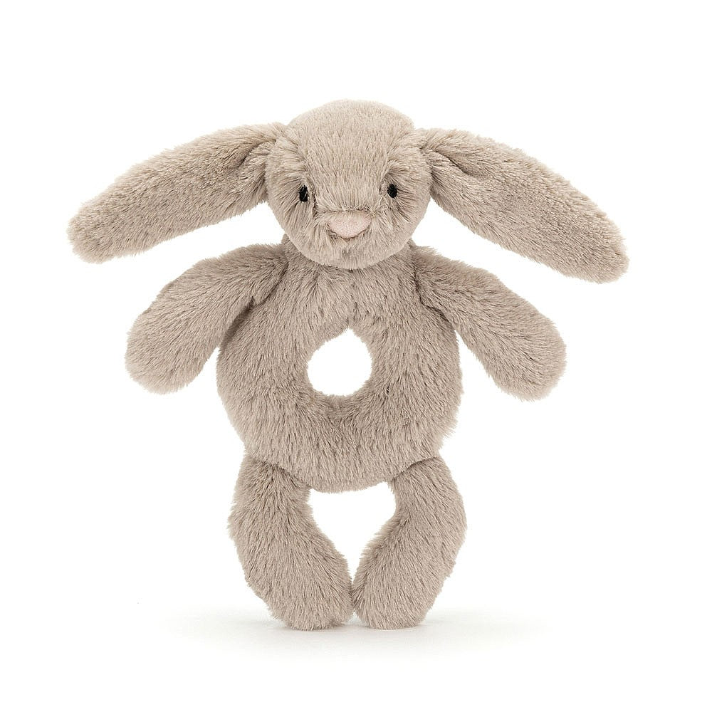 Jellycat Bashful Beige Bunny Ring Rattle    